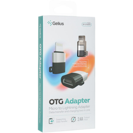 Адаптер Gelius Micro to Lighting (GP-OTG004)