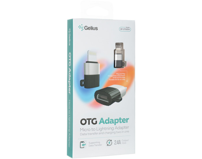 Переходник Gelius Micro to Lighting (GP-OTG004)