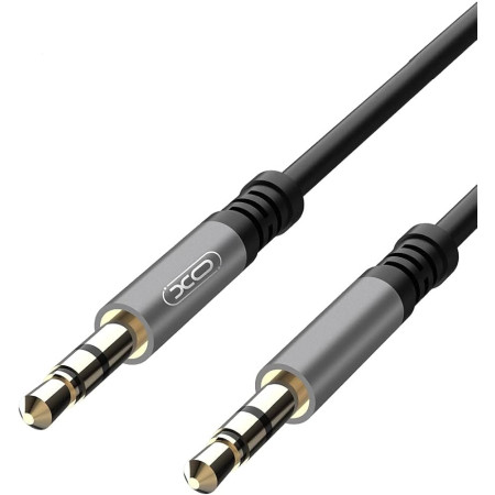 Кабель AUX XO (XO-NM121) 3,5"-3.5" 1m Black