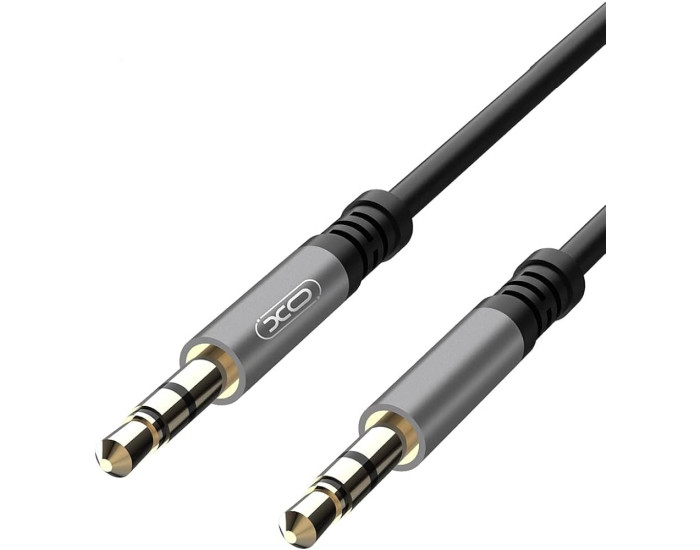 Кабель AUX XO (XO-NM121) 3,5"-3.5" 1m Black