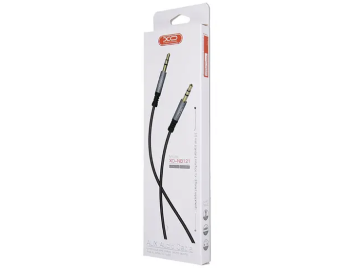 Кабель AUX XO (XO-NM121) 3,5"-3.5" 1m Black
