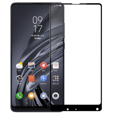 Стекло фронтальное Xiaomi Mi Mix 2S, черный