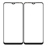 Стекло фронтальное с OCA-пленкой для Oppo A5s/A7/A12/A12s/Realme 3, черное  (Класс А)
