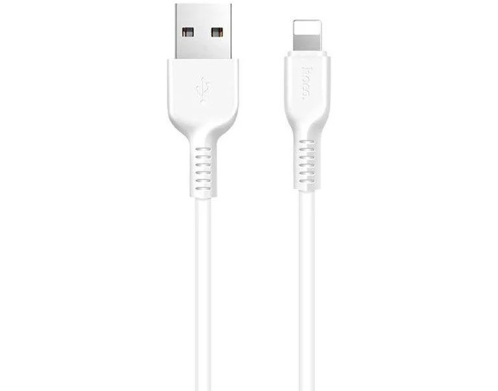Кабель USB Hoco X20 Flash charged USB to Lightning (2A/2m) White