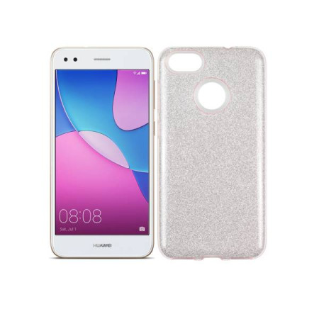 Чехол-силикон New Case Glitter Huawei Nova 2 2017 Silver