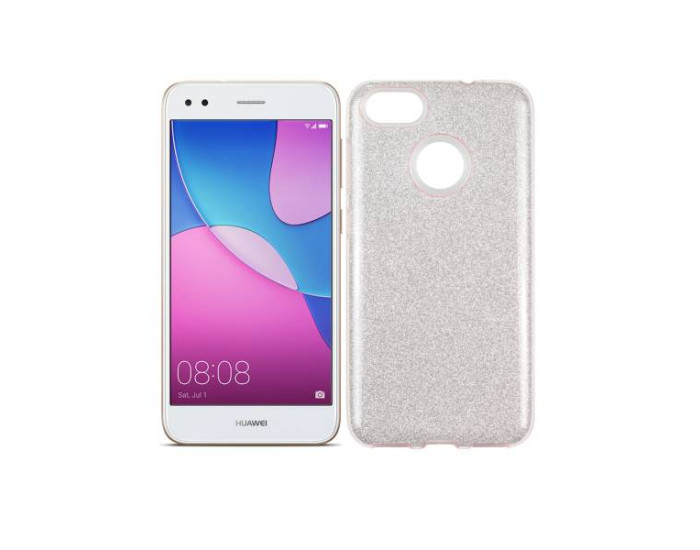 Чехол-силикон New Case Glitter Huawei Nova 2 2017 Silver