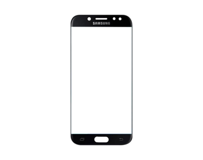 Стекло фронтальное Samsung J730 J7, черное