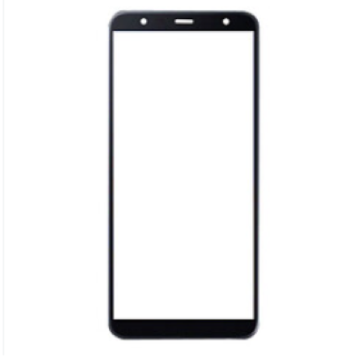 Стекло фронтальное с OCA-пленкой для Samsung J415F (J4 Plus 2018), J610 (J6 Plus 2018), черное