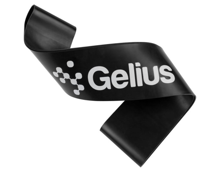 Резинка для фитнеса и спорта эластичная Gelius Black Hard (лента эспандер)