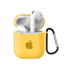 Чехол для AirPods Silicon Yellow