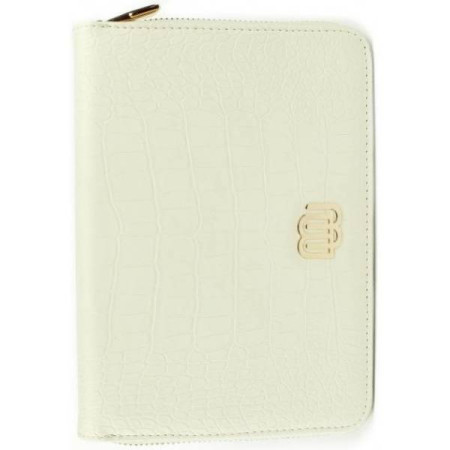 Чехол-книга универсальная Cover Soft Touch Slider 3.8 - 4.3 White
