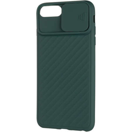 Чехол-силикон Carbon Camera iPhone 7 Plus/8 Plus Green