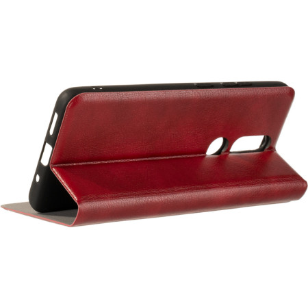 Чехол-книга Leather Gelius New Nokia 2.4 Red