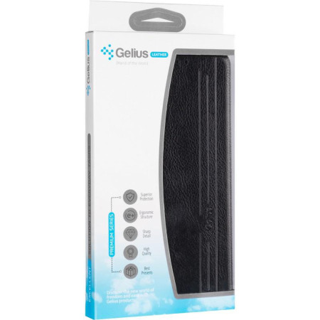 Чехол-книга Leather Gelius New Nokia 2.4 Black