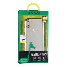 Чехол-силикон G-Case Shiny Series Plating Case iPhone X/XS Rose Gold