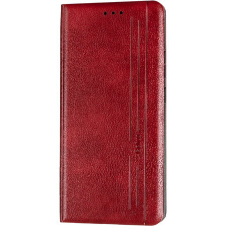 Чехол-книга Leather Gelius New Nokia 3.4 Red