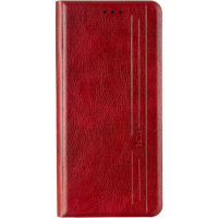 Чехол-книга Leather Gelius New Xiaomi Mi11 Red