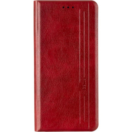 Чехол-книга Leather Gelius New Xiaomi Mi11 Red