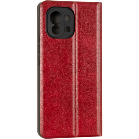 Чехол-книга Leather Gelius New Xiaomi Mi11 Red