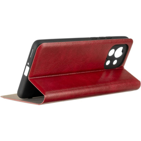 Чехол-книга Leather Gelius New Xiaomi Mi11 Red