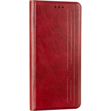 Чехол-книга Leather Gelius New Xiaomi Mi11 Red