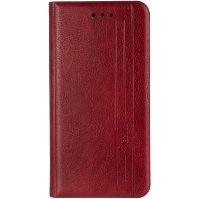 Чехол-книга Leather Gelius New iPhone 12 Mini Red