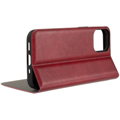 Чехол-книга Leather Gelius New iPhone 12 Mini Red