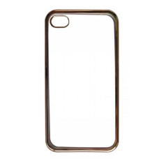 Чехол-пластик iPhone 4 Gold