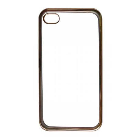 Чехол-пластик iPhone 4 Gold