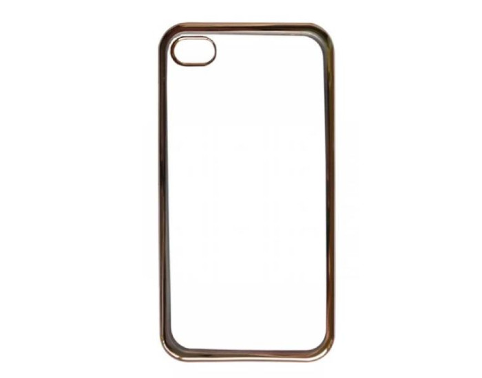 Чехол-пластик iPhone 4 Gold