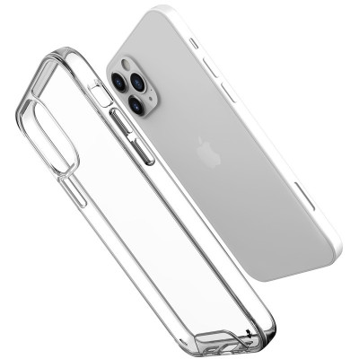 Чохол-силікон Space Case transparent iPhone 14 Pro Прозорий