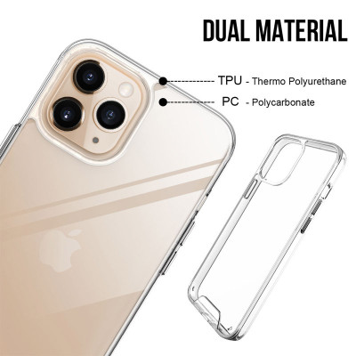 Чохол-силікон Space Case transparent iPhone 14 Pro Прозорий