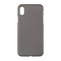 Чехол-силикон Накладка G-Case Couleur Series PP 0.3mm for iPhone X Transparent Black