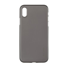 Чехол-силикон Накладка G-Case Couleur Series PP 0.3mm for iPhone X Transparent Black