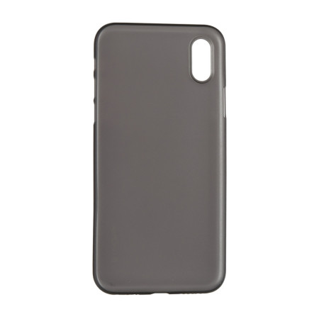 Чехол-силикон Накладка G-Case Couleur Series PP 0.3mm for iPhone X Transparent Black