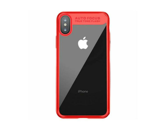 Чехол-силикон Baseus Suthin Case iPhone X, Red (SB09)