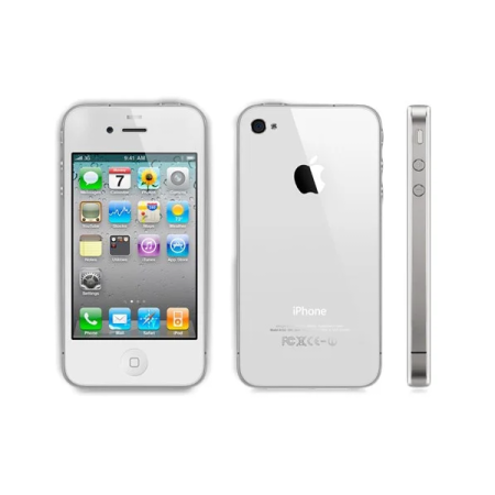 Чехол-пластик iPhone 4 White