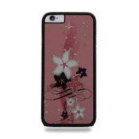Чехол-силикон Fashion Case Swarovski iPhone 6 / 6S Plus Flowers
