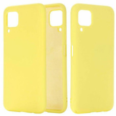 Чехол-силикон оригинал Full Soft Matte Huawei P40 Lite E Yellow