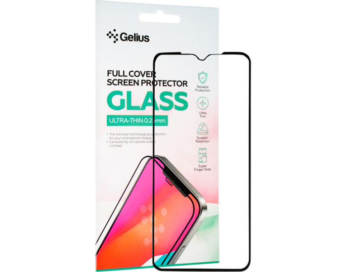 Защитное стекло Gelius Full Cover Ultra-Thin 0.25mm Oppo A73 Black