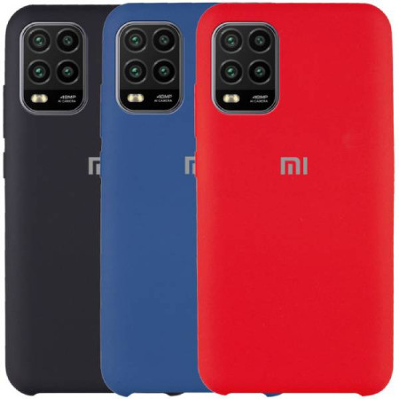 Чехол-силикон с заглушками + защита камеры Xiaomi Redmi Mi10 Lite