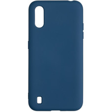 Чехол-силикон оригинал Full Soft Case Samsung A015 A01 Dark Blue
