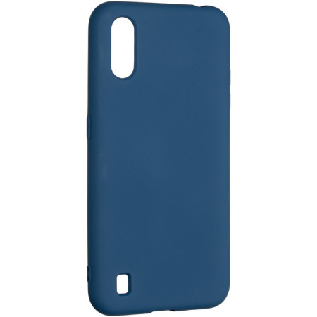 Чехол-силикон оригинал Full Soft Case Samsung A015 A01 Dark Blue