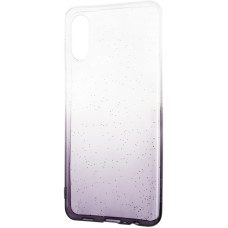 Чехол-силикон Remax Glossy Shine Case Samsung A022, A02 Black/White