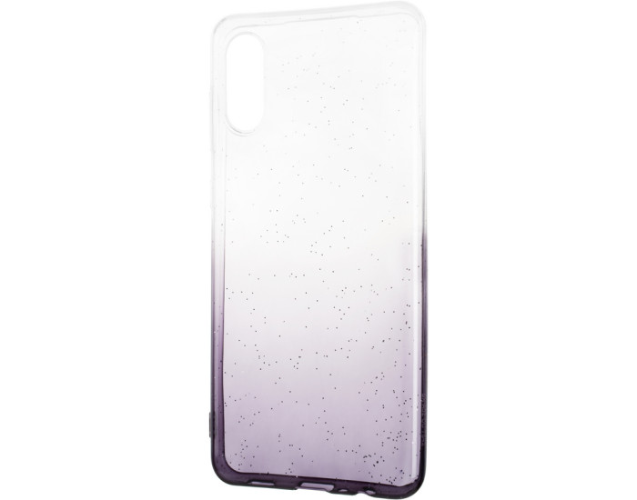 Чехол-силикон Remax Glossy Shine Case Samsung A022, A02 Black/White