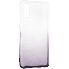 Чехол-силикон Remax Glossy Shine Case Samsung A022, A02 Black/White
