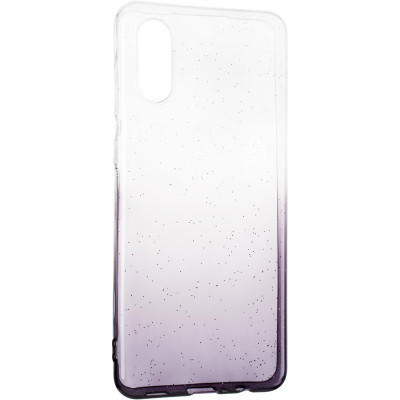 Чохол-силікон Remax Glossy Shine Case Samsung A022, A02 Black/White