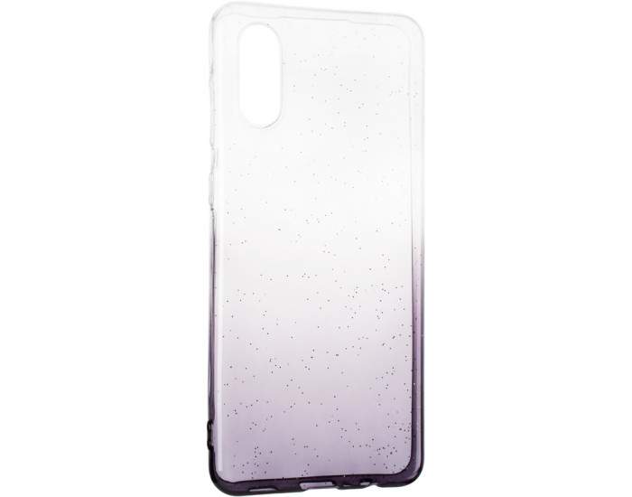 Чехол-силикон Remax Glossy Shine Case Samsung A022, A02 Black/White