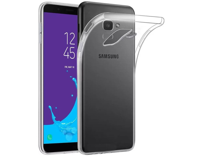 Чехол-силикон Epic Transparent 1,5mm Samsung J600F Galaxy J6 (2018) Прозрачный 