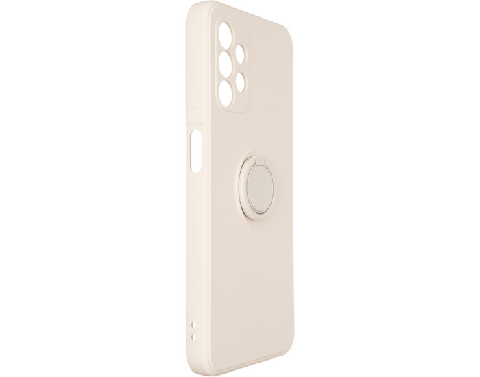 Чохол-силікон Gelius Ring Case Samsung A135/A137, A13 4G Ivory White